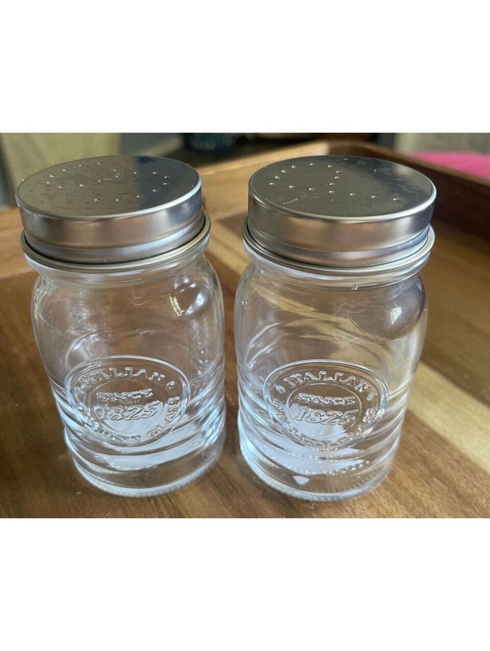 Bormioli Rocco Officina 1825 Glass Salt and Pepper Shakers, Set of 2